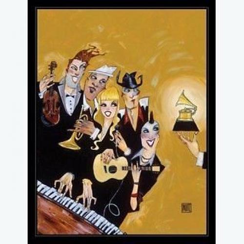 Todd White - Grammy Awards (oil on canvas)