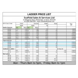 Ladders, Double & Triple Extension Ladders, Step Ladders & Roof Ladders