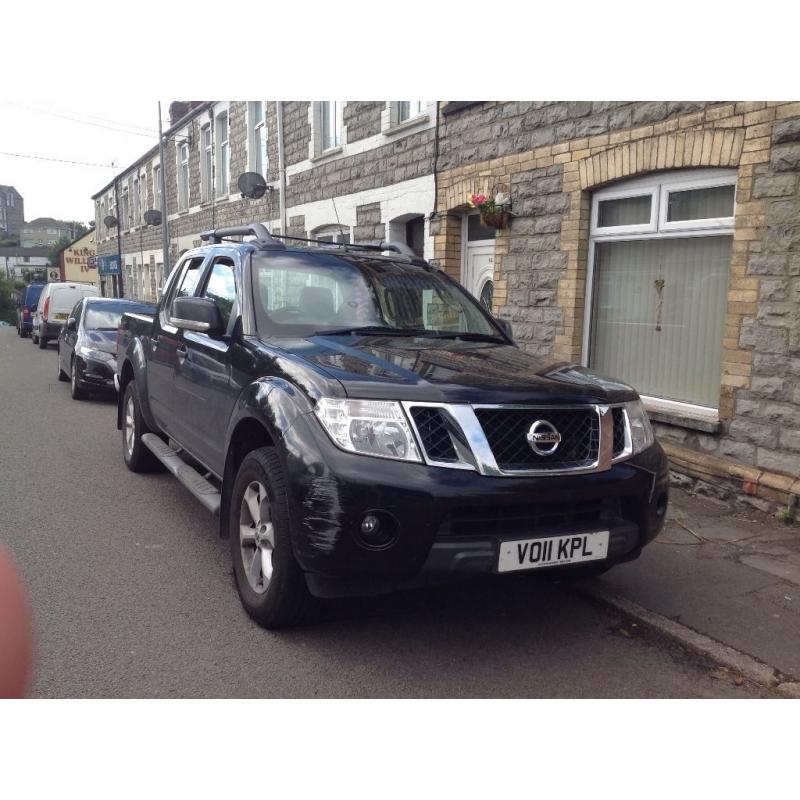 Nissan navara 2.5dci 6 speed manual 2011 11 reg long mot bargain no vat private sale