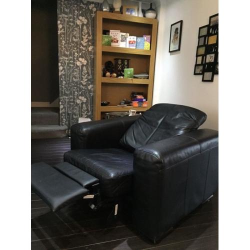 DFS, leather, electric recliner. Good condition
