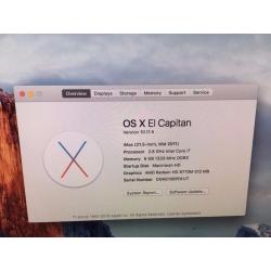 Apple iMac 21.5 Intel i7 quad core processor, 8GB ram, 1tb hard drive, Radeon 6770 GPU