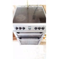 Beko Electric Double Oven Cooker Silver