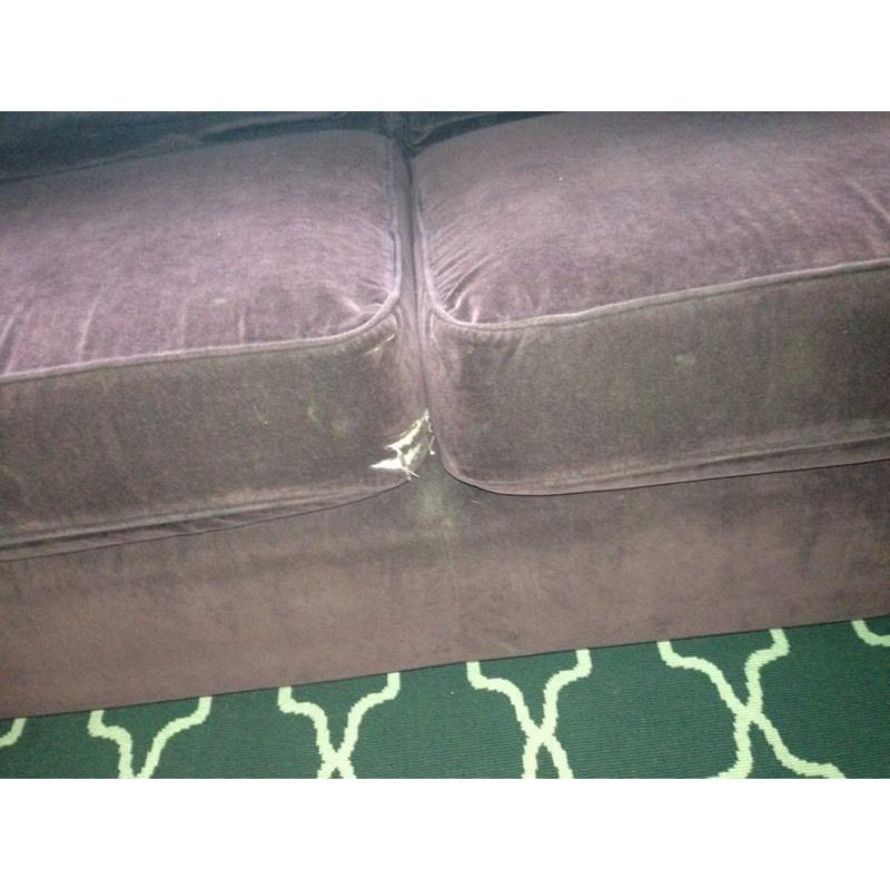 Purple/plum 2 seater sofa