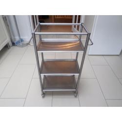 Ikea kitchen storage trolly / serving tray on wheels