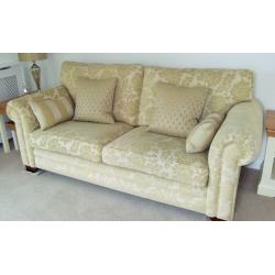 ALSTONS GOODWOOD 2 & 3 SEATER SOFAS WITH MATCHING CUSHIONS - IMMACULATE CONDITION