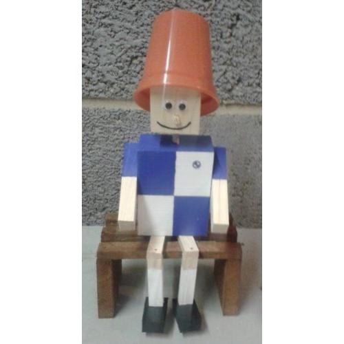 Plant Pot man in Bristol Rovers colours