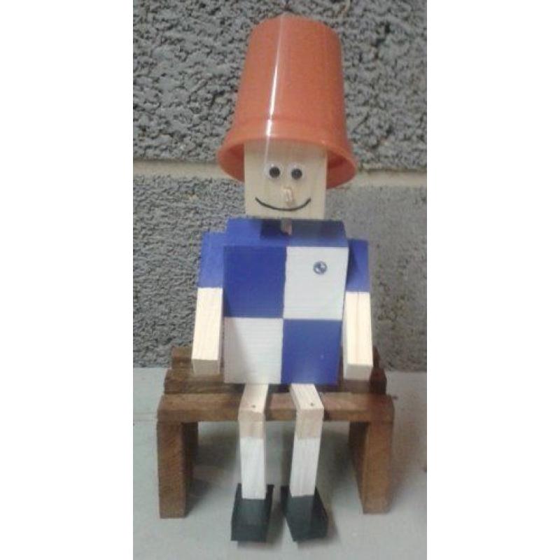 Plant Pot man in Bristol Rovers colours
