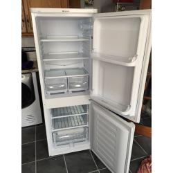 Hot point fridge freezer white