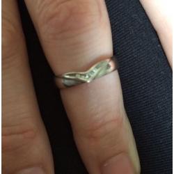 White gold wedding band