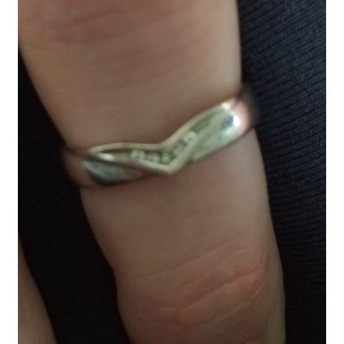 White gold wedding band