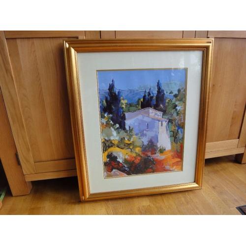 Large Framed Print - Vibrant Colours