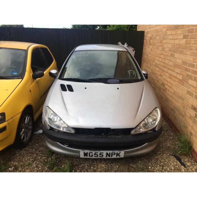 Peugeot 206 1.4 2005 spares or repairs export salvage parts