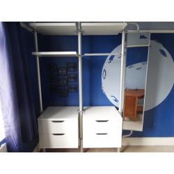 Medium sized wardrobe/storage space