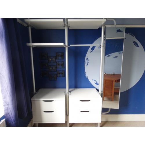 Medium sized wardrobe/storage space