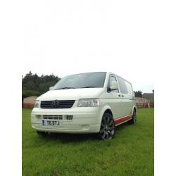 VOLKSWAGEN TRANSPORTER T5 DAYVAN 2.5 TDI 130 T30 LWB (not t4) CAMPER