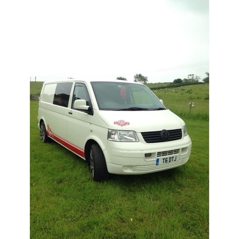 VOLKSWAGEN TRANSPORTER T5 DAYVAN 2.5 TDI 130 T30 LWB (not t4) CAMPER