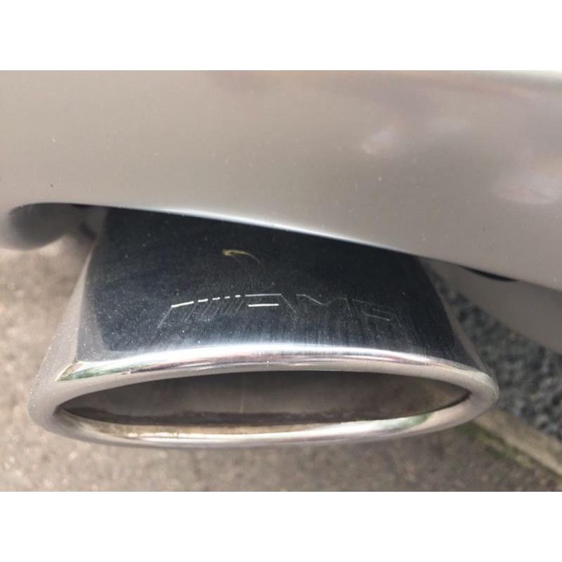 Mercedes AMG exhaust tips and rear number diffuser