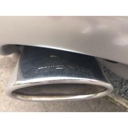 Mercedes AMG exhaust tips and rear number diffuser