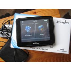 Binatone F350 Sat Nav in original box