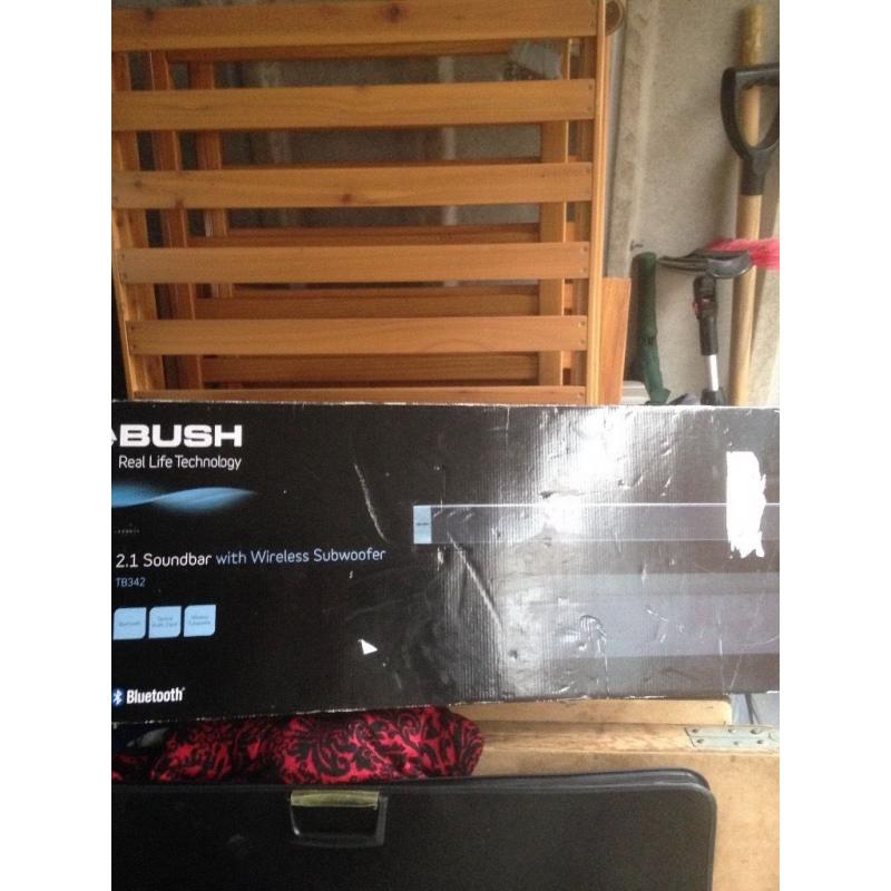 Bush 2.1 wireless subwoofer and ministry of sound in car speaker kit