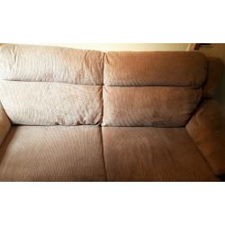 Brand new! Fabric 3 seater Power reclining sofa