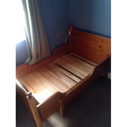Childrens ikea wardrobe and bed