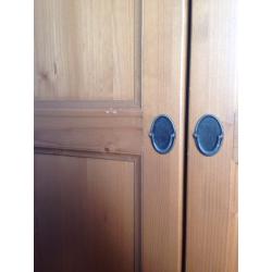 Childrens ikea wardrobe and bed