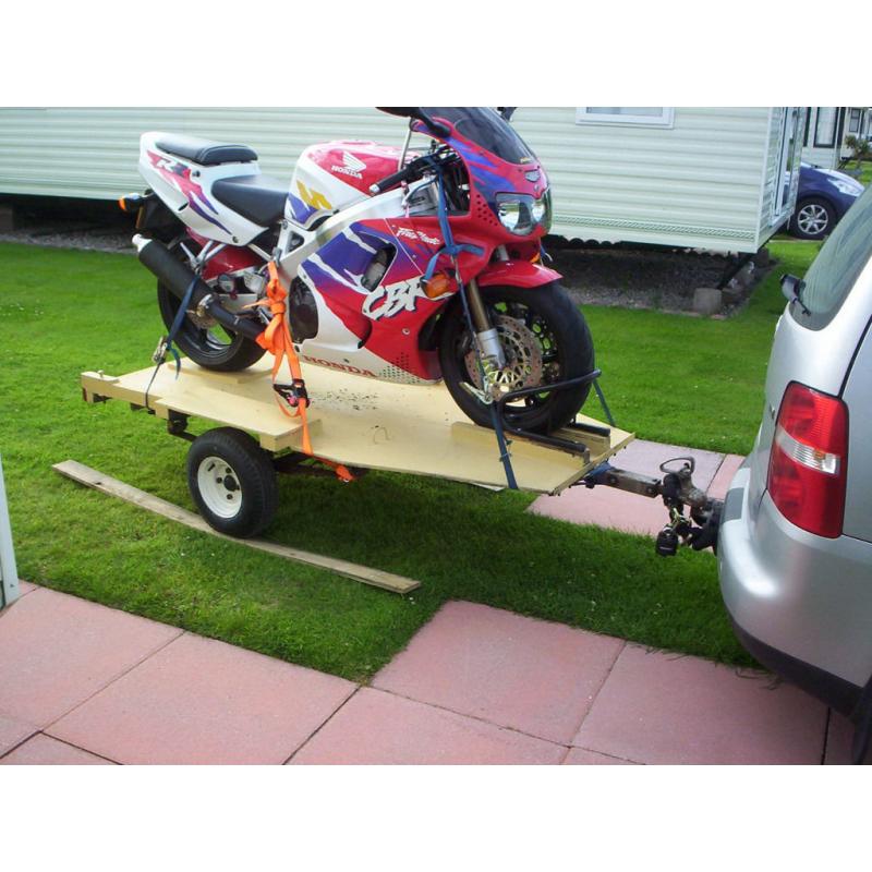 Motorbike Trailer new tyres