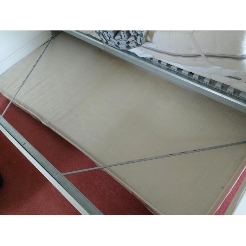 Double mattress 140x200, high quality German-made, latex core with cotton & sheep's wool