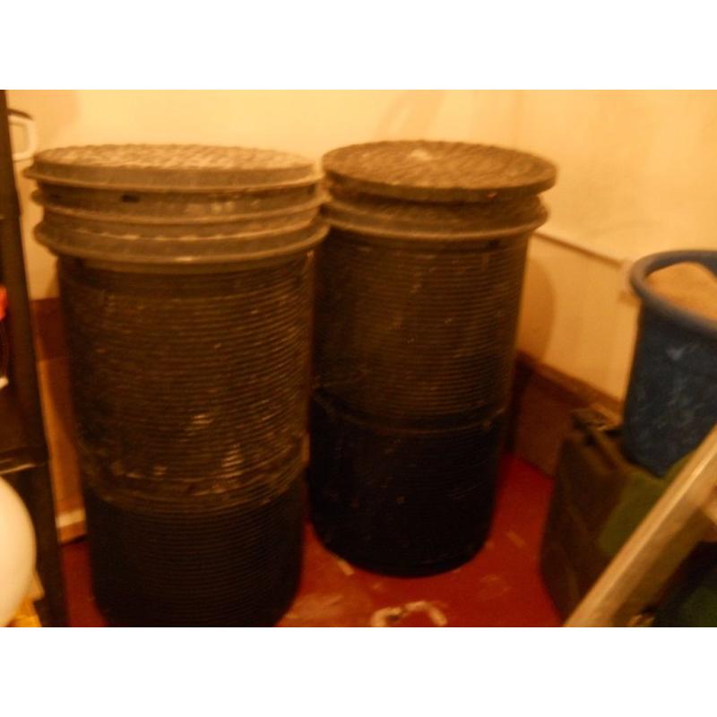 4 new gully risers