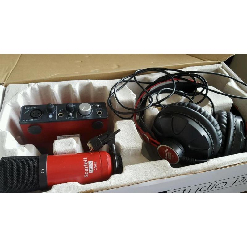 Scarlett solo studio pack