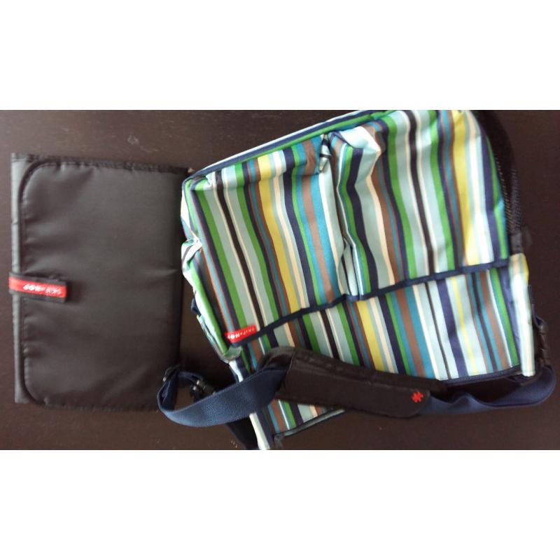 CHANGING BAG SKIP HOP DUO DELUXE- OCEAN STRIPE