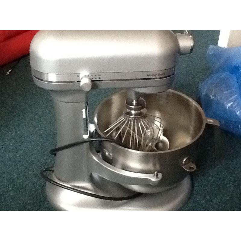 NEW Kitchen Aid stainless steel dough mixer