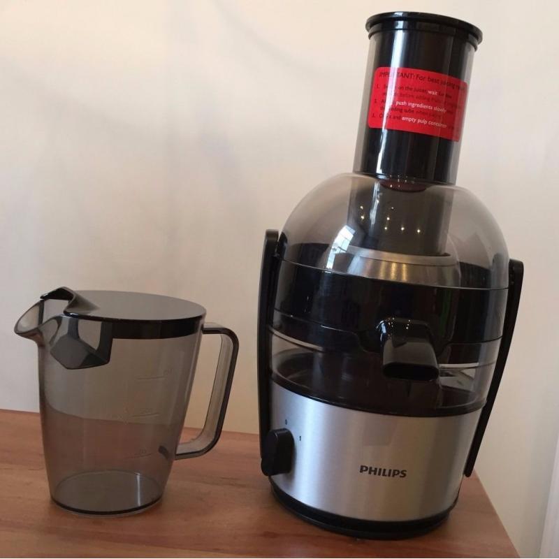 Philips Viva Collection 2L Juicer 700W (HR1863/01) - Aluminium/Black