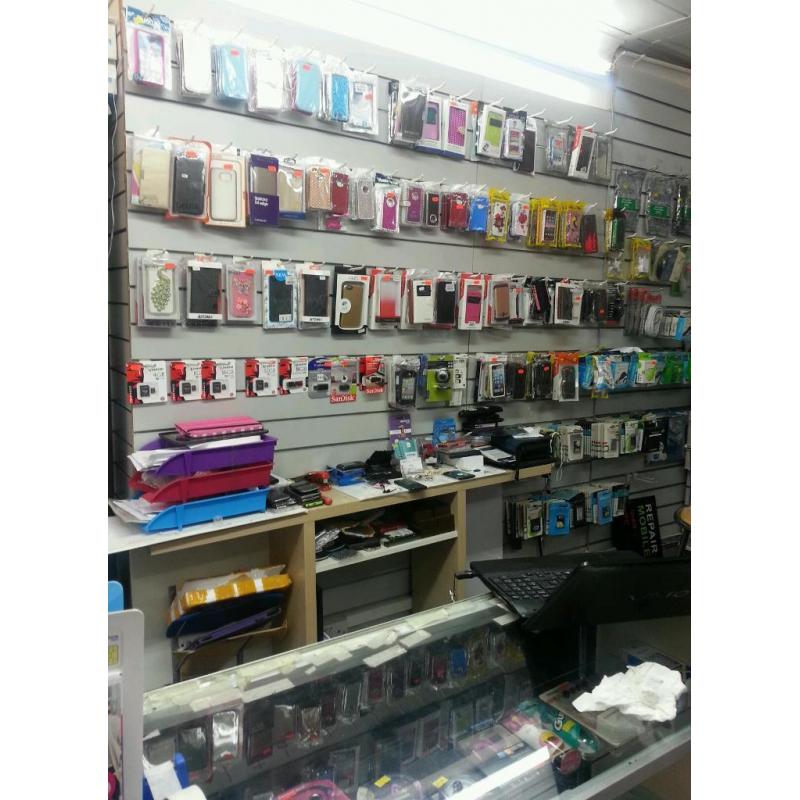 RUNING MOBILE AND LAPTOP SHOPE FOR SALE