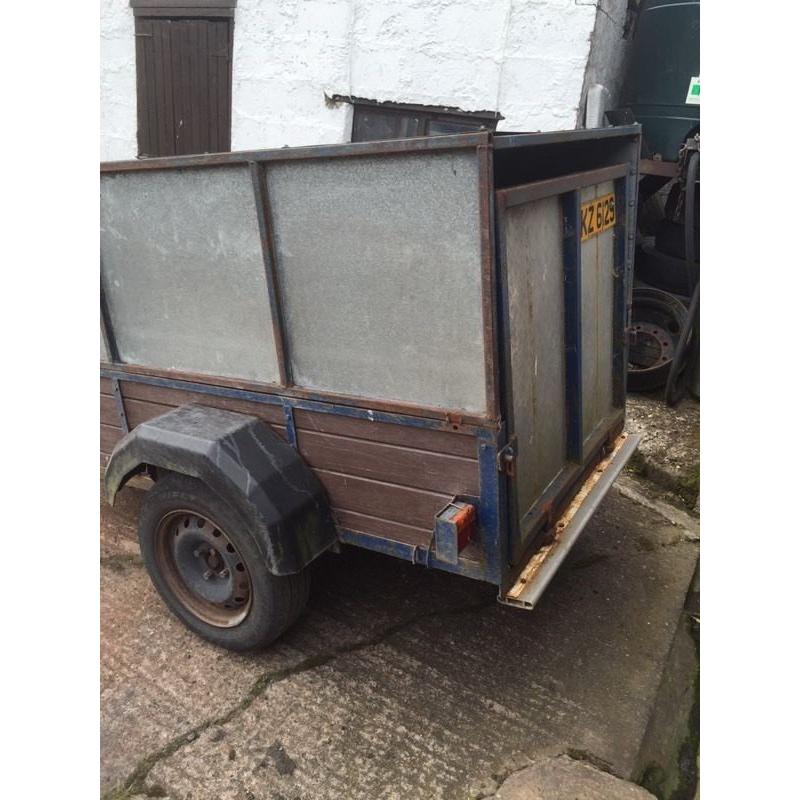 Single axle ( sheep trailer )
