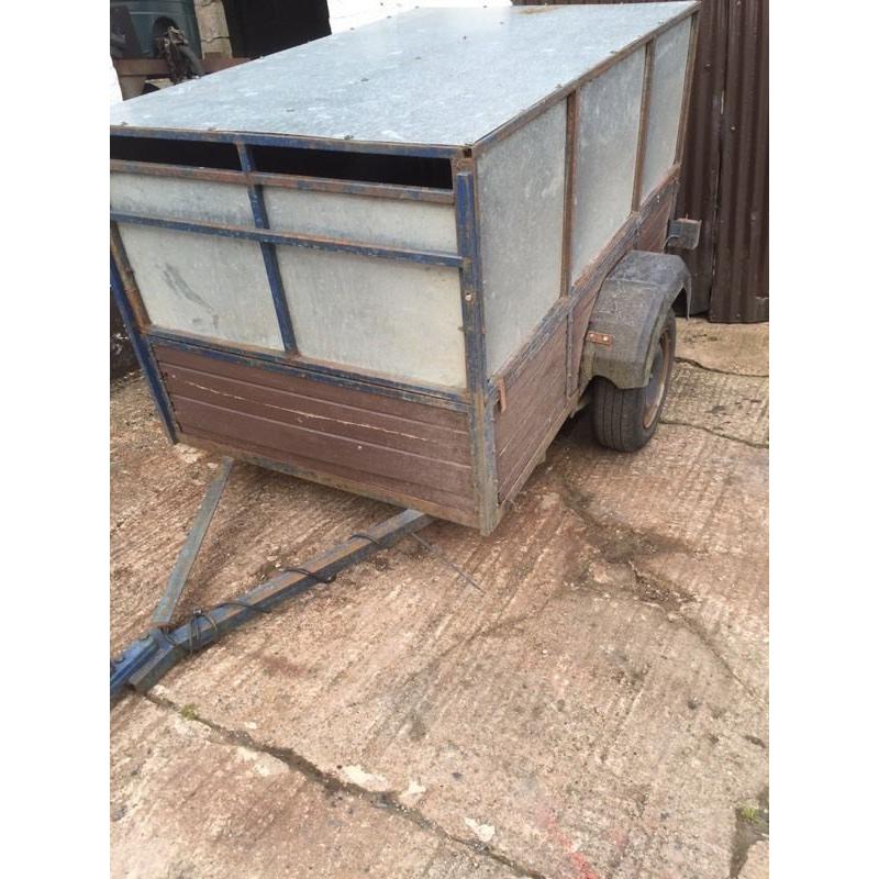 Single axle ( sheep trailer )