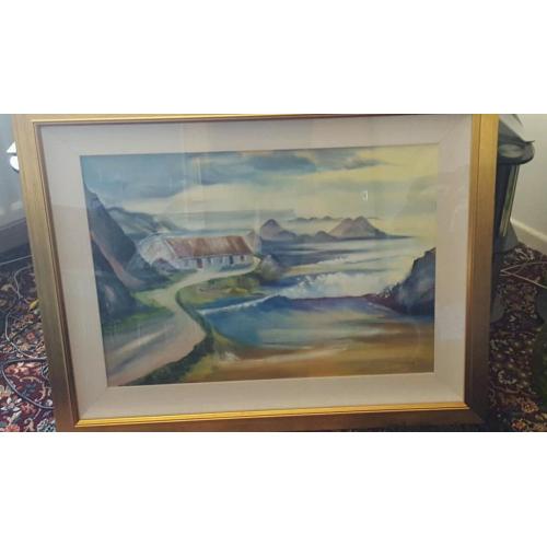 L.clarke oil on canvas 3ft by 2ft