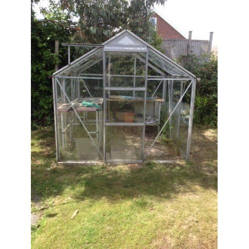 Aluminium Greenhouse 7" x 7"6'