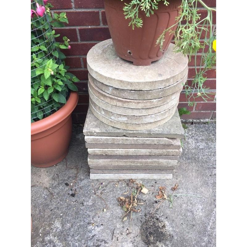 Paving slabs and bricks