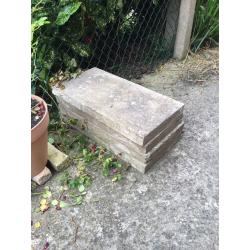 Paving slabs and bricks