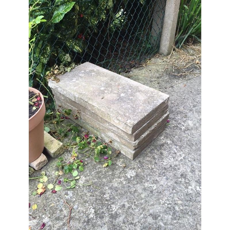 Paving slabs and bricks
