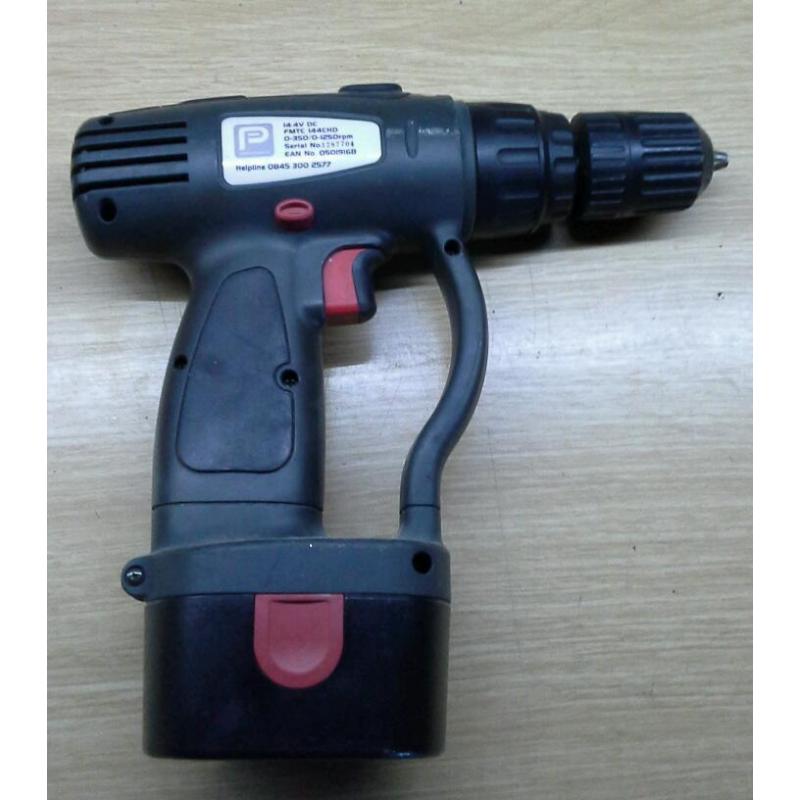 14.4v hammer drill + 2 batteries