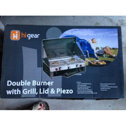 Camping double burner