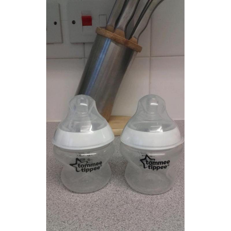 Tommee tippee bottles x2