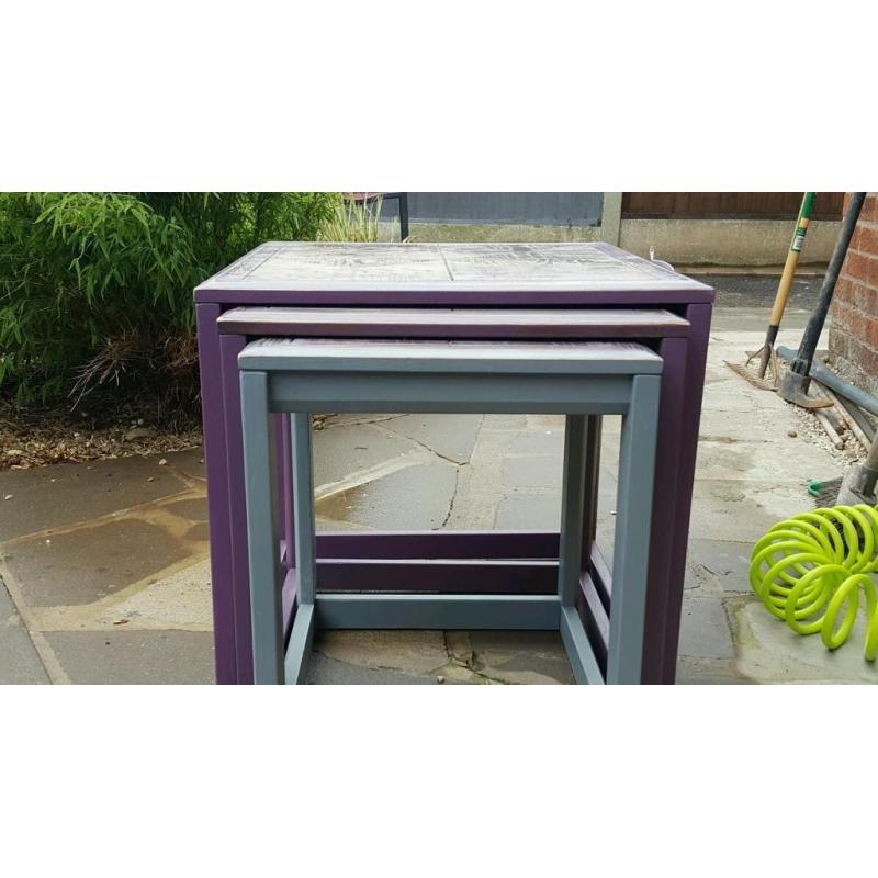 Upcycled Nest of Tables