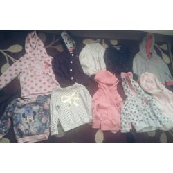 Girls clothes bundle age 18-24 months 33 items