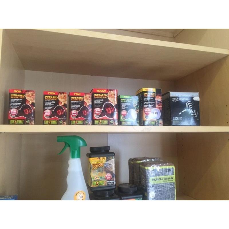 Job lot reptile stuff