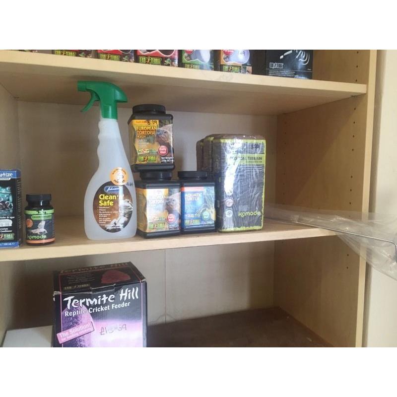 Job lot reptile stuff