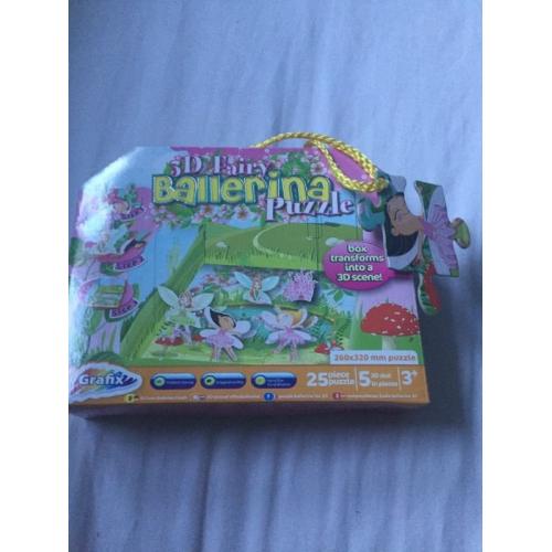 Brand new 3D fairy puzzle